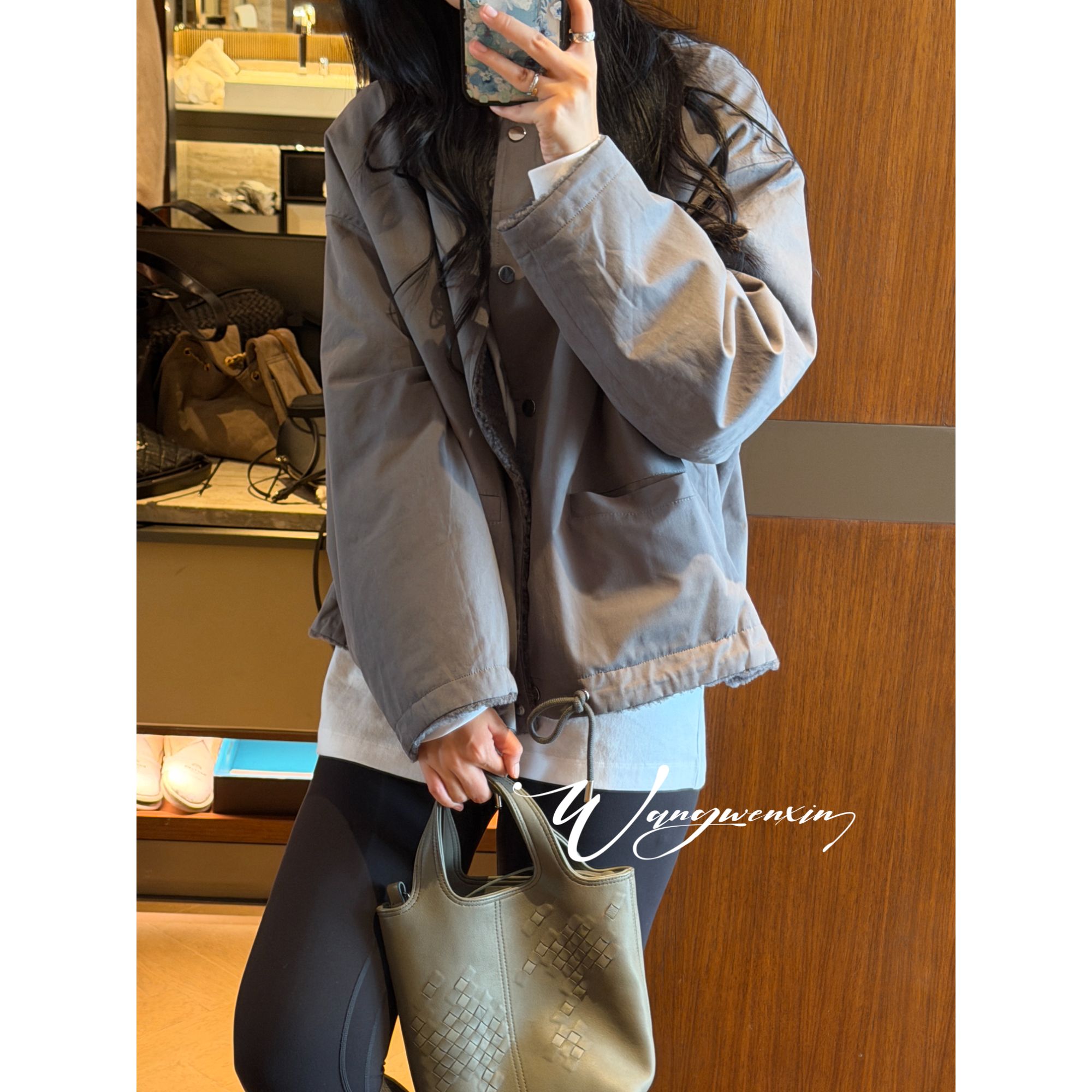 【王雯馨】 “趣冬”两面可以穿的！！性价比太牛了！！加绒外套