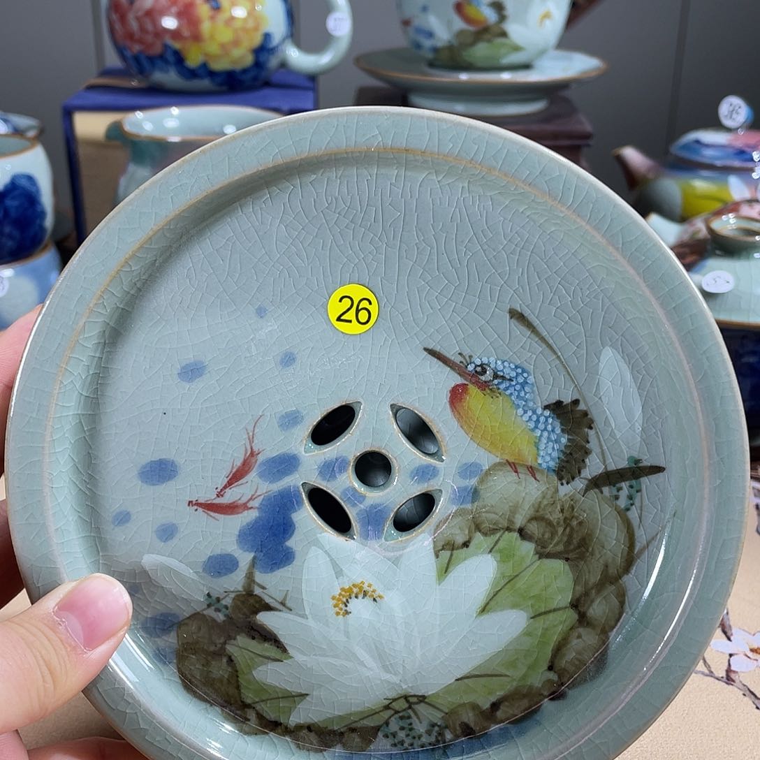 摆件夏**风景德镇陶瓷艺术品