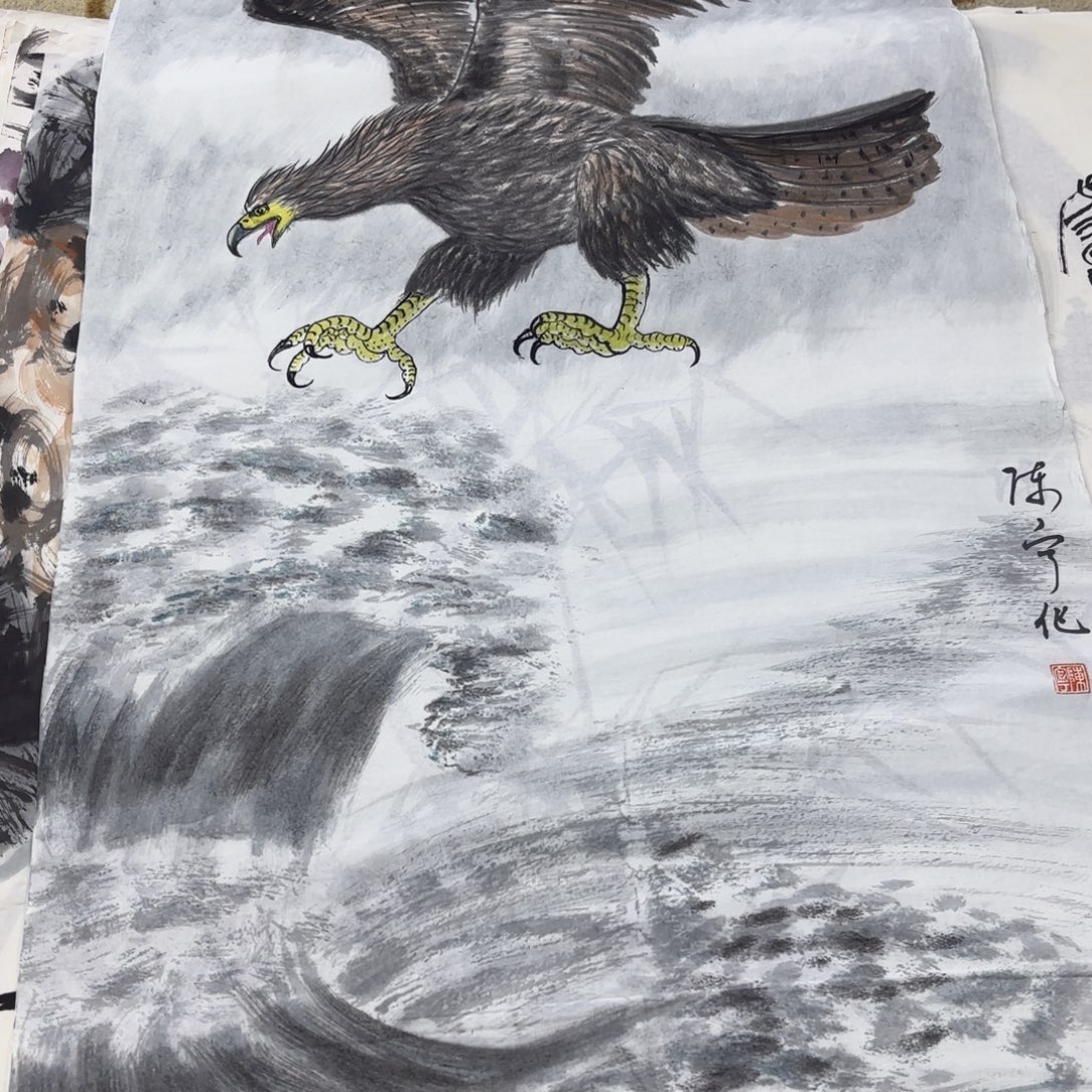 国画国画老师作品刘