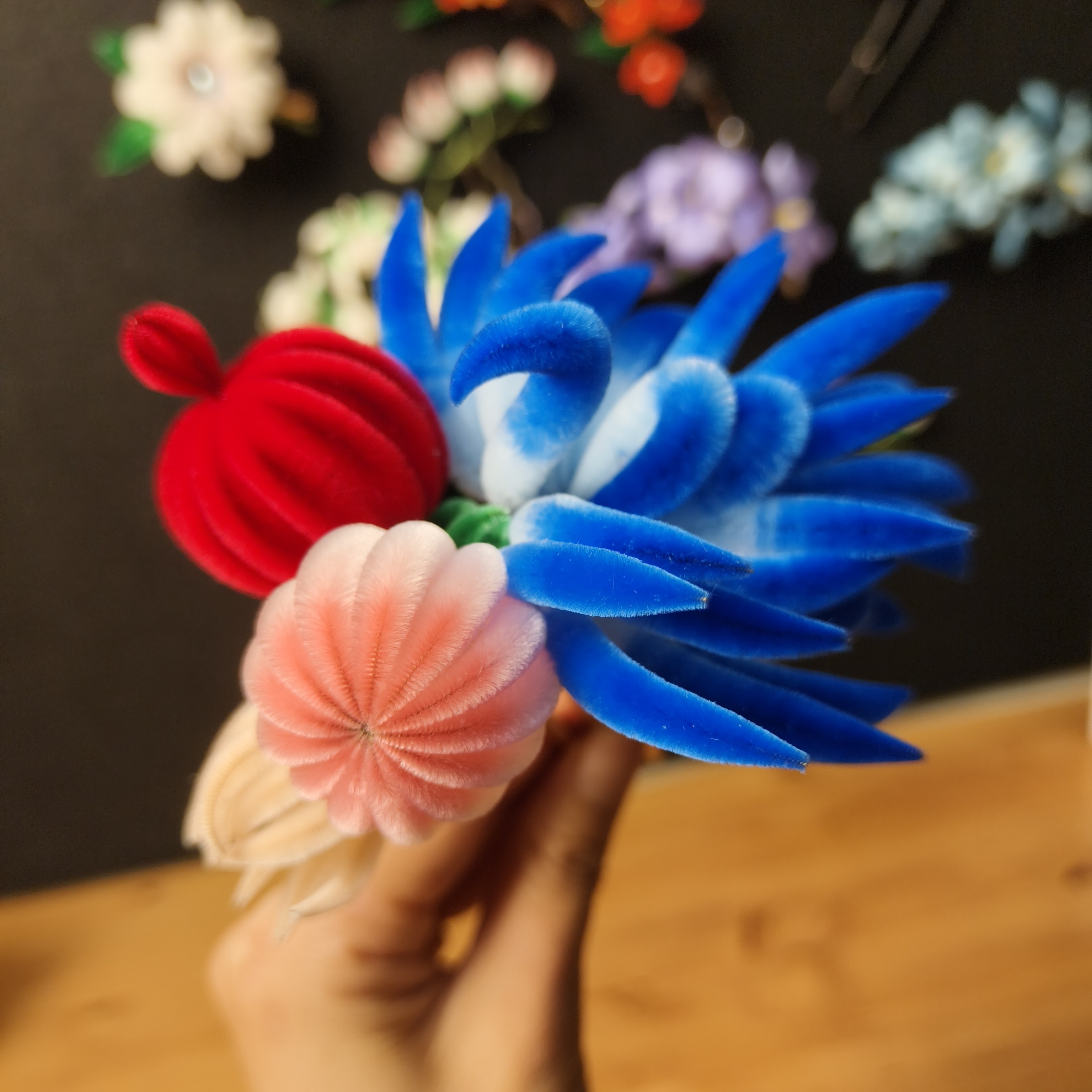 非遗绒花（福寿三多福利款）