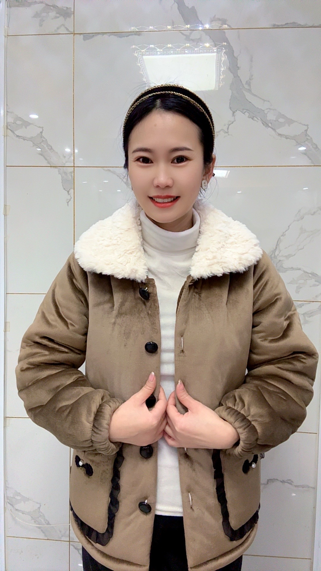 943新款三层加厚保暖套装家居服外出服