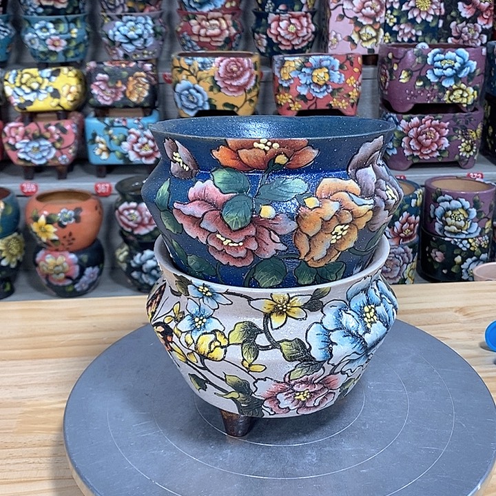 景德镇精品暮年美盆特价15/12