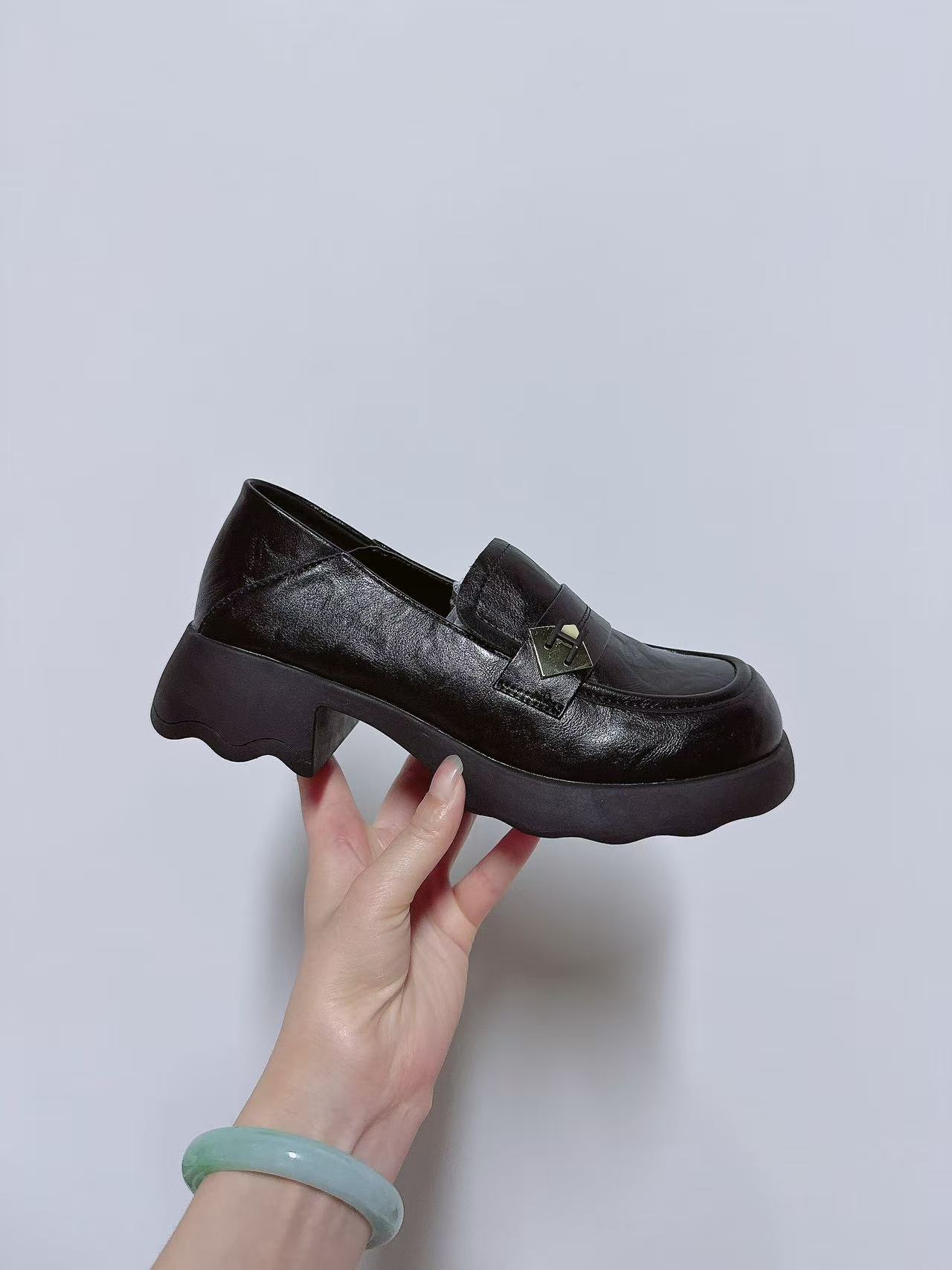 春季新款百搭舒适款女士乐福鞋798