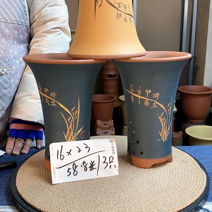 紫砂花盆紫砂花盆