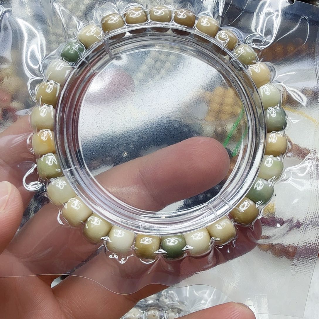 手串星月菩提30龙脊菩提单圈多宝8×7