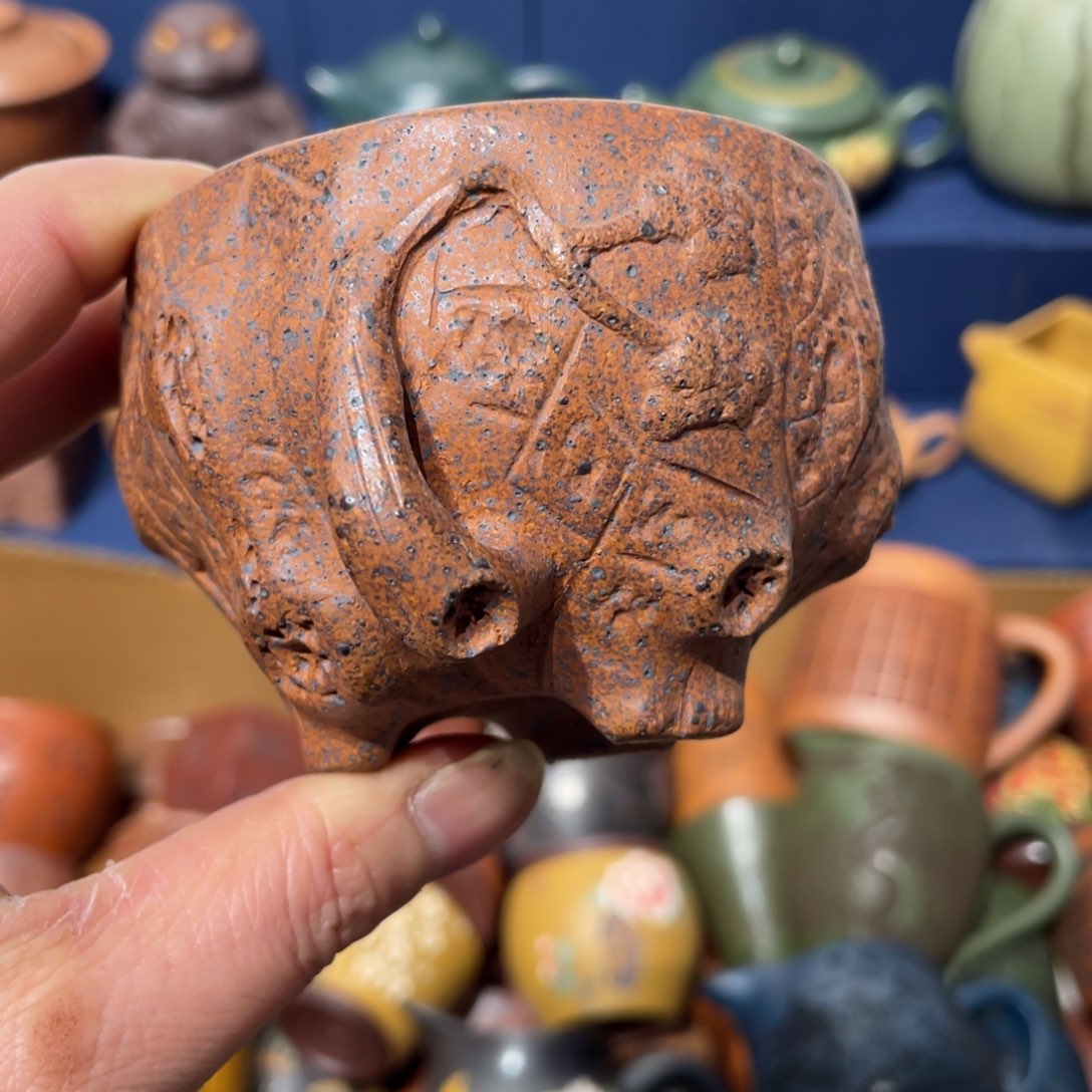 原矿紫砂手工主人杯