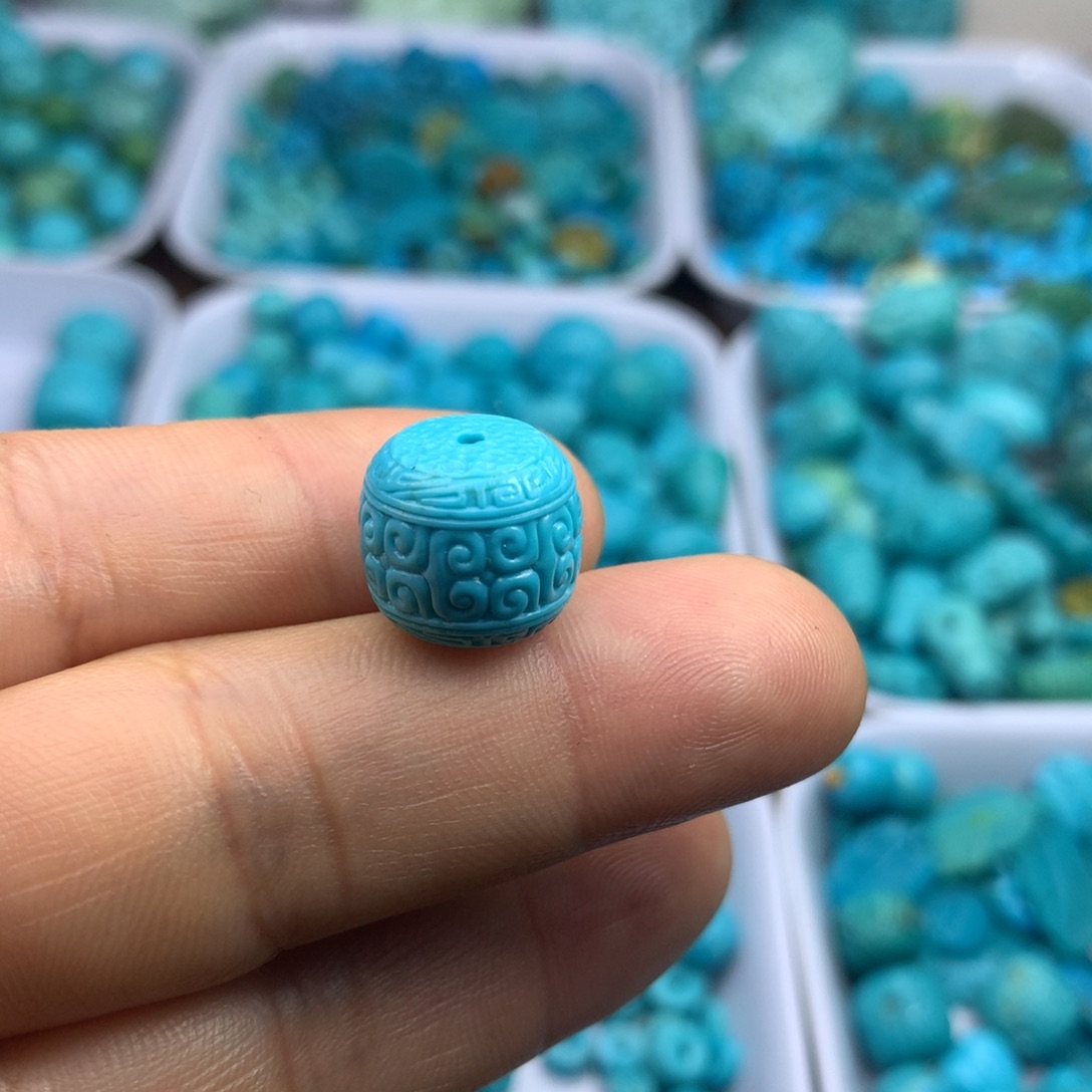 绿松石未镶嵌吊坠(不含链)