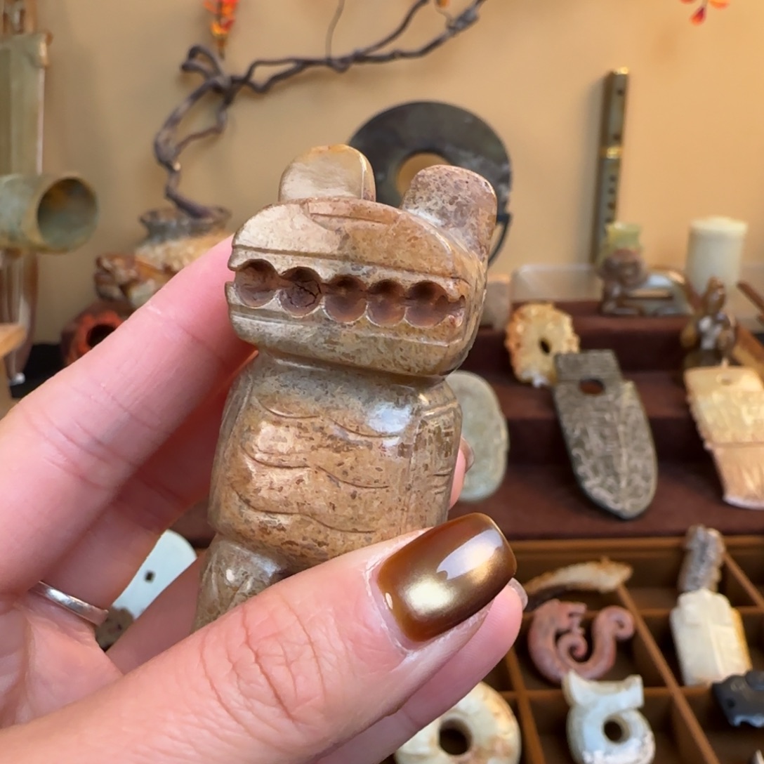 疯***头和田玉（糖玉）未镶嵌颈饰