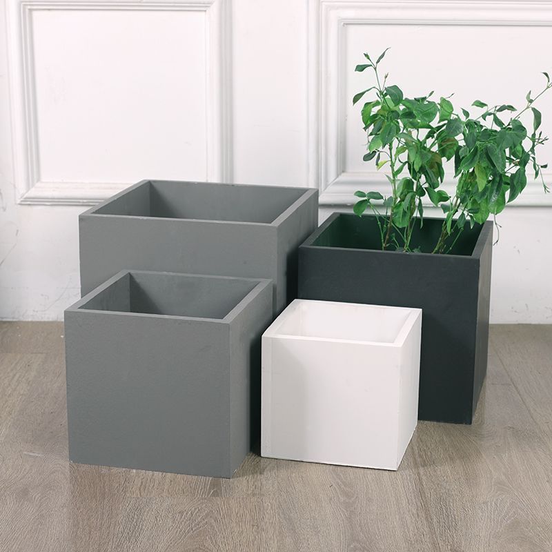 正方形水泥花盆大号室内外阳台北欧创意种菜简约个性艺术绿植盆栽