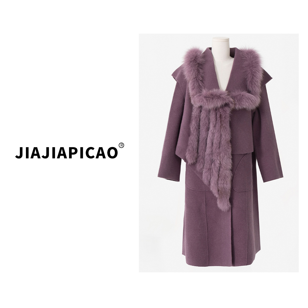 【ZKM】狐狸毛2件套外套/86400