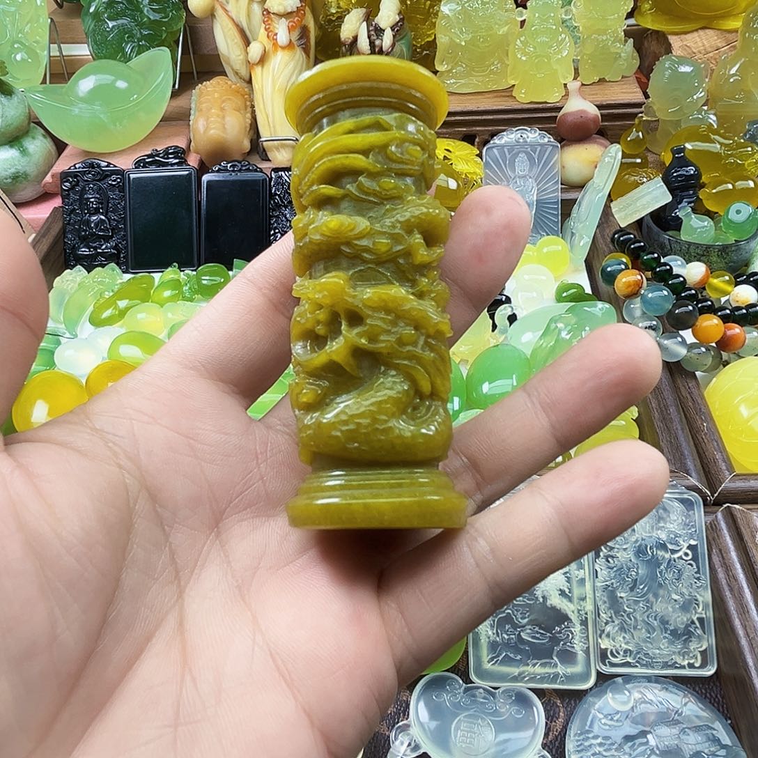 岫玉未镶嵌吊坠(不含链)