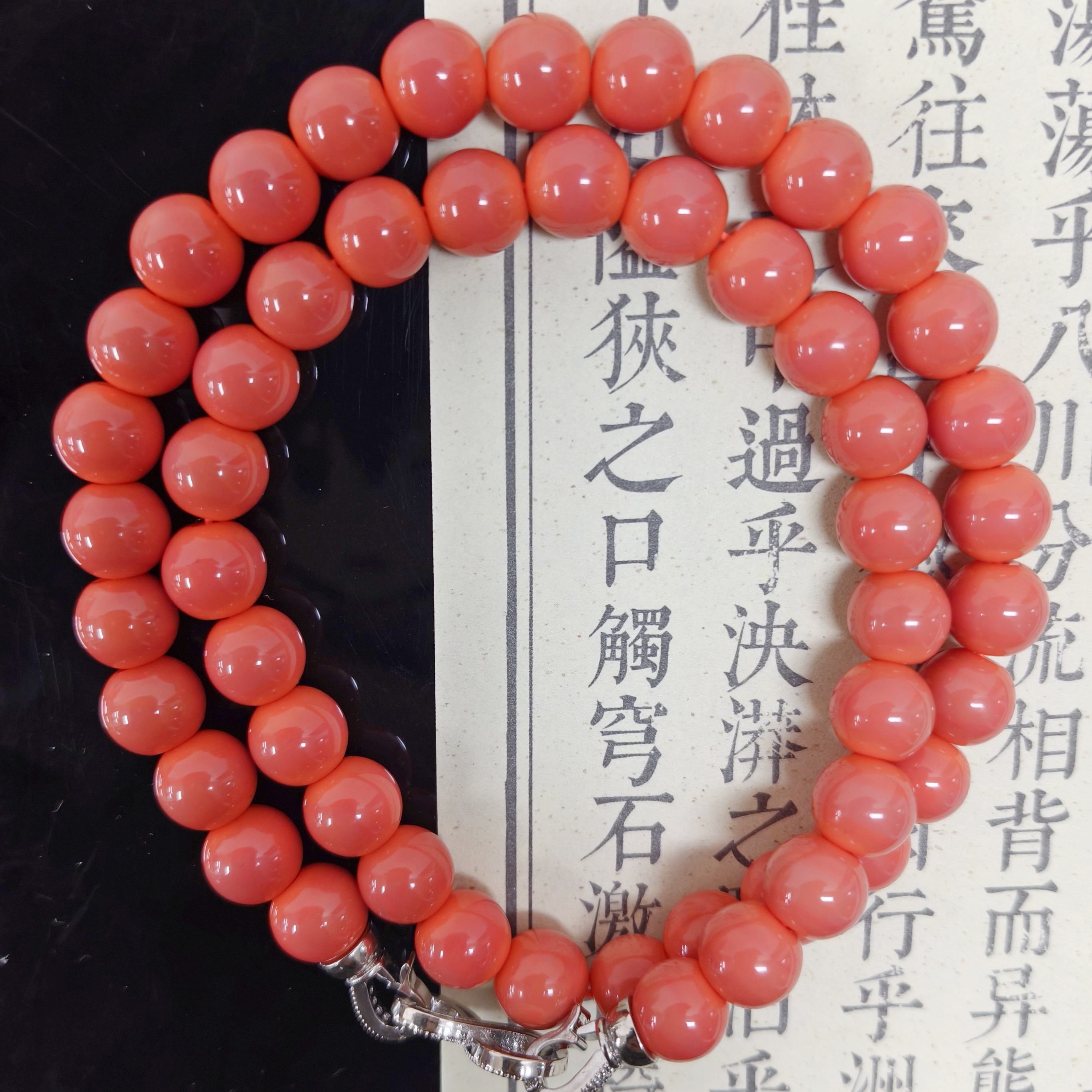 51号10mm莫色圆珠项链