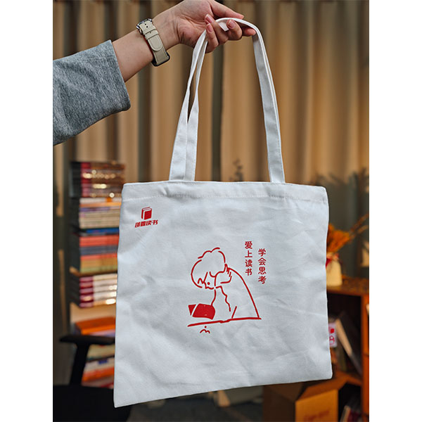 邵鑫读书新年帆布袋文艺简约单肩