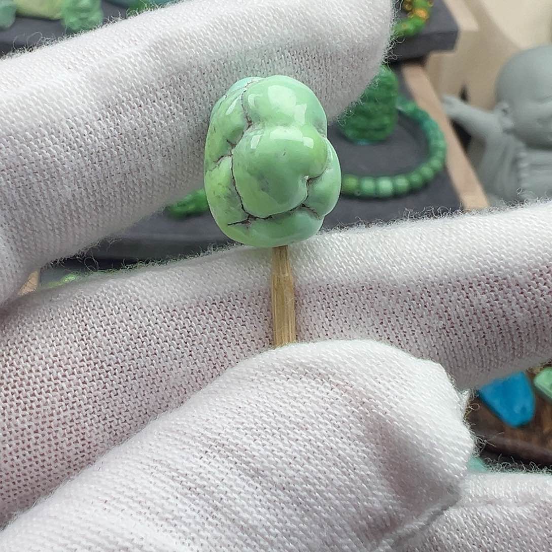 绿松石菜籽黄绿松石z未镶嵌