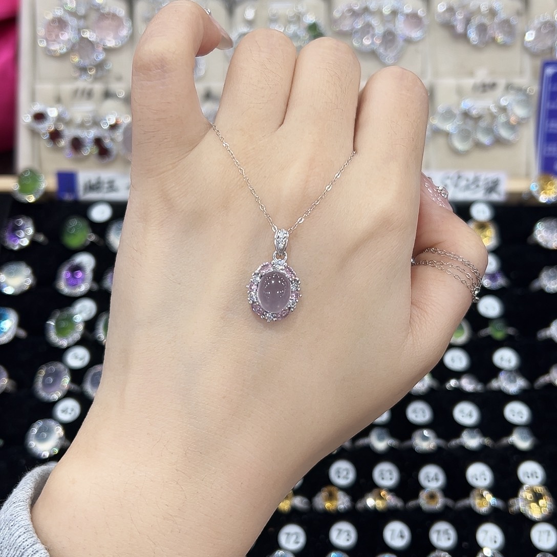 她****萤石戒指银S925镶嵌