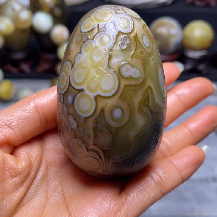 日***光玛瑙/玉髓未镶嵌裸石