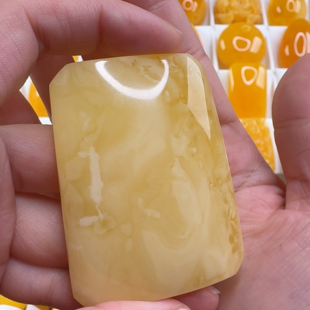 蜜蜡毛衣链未镶嵌