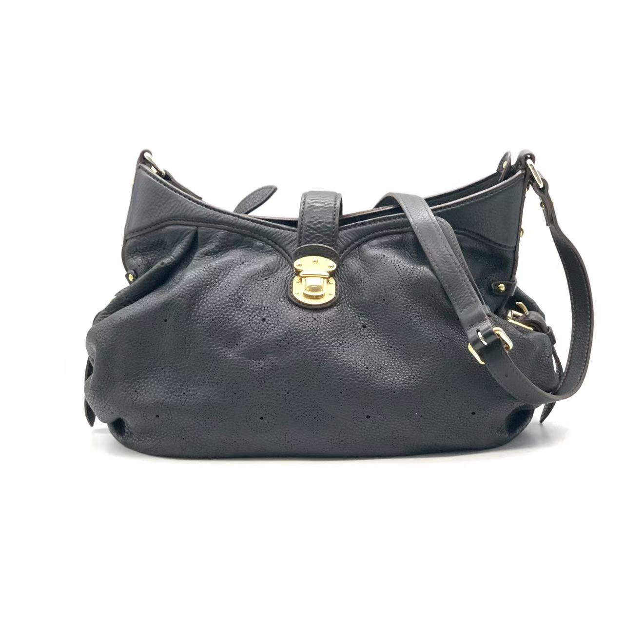 95新 LouisVuitton/路易威登 黑色小号月光女神托特包
