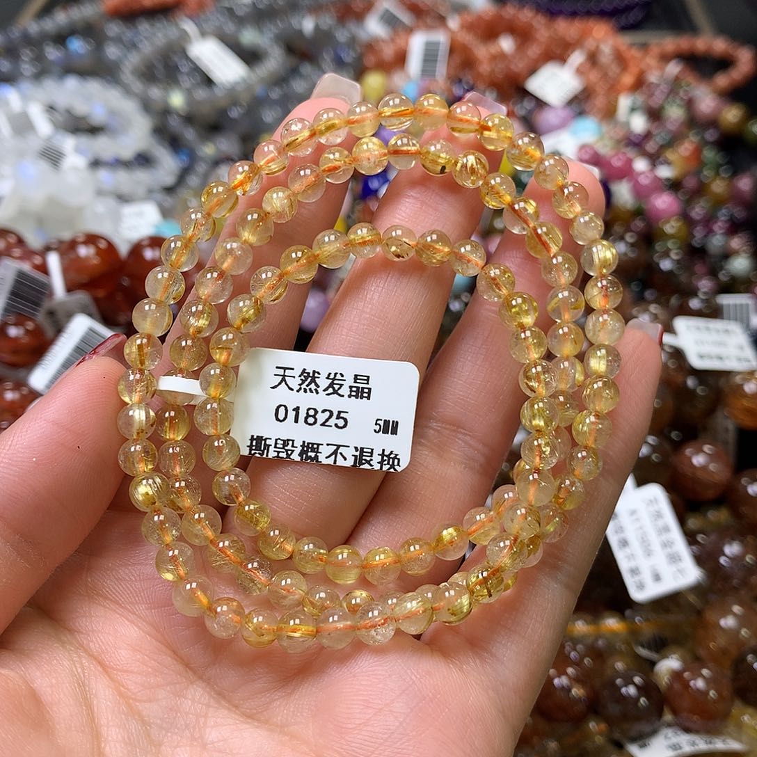 水晶手链未镶嵌，