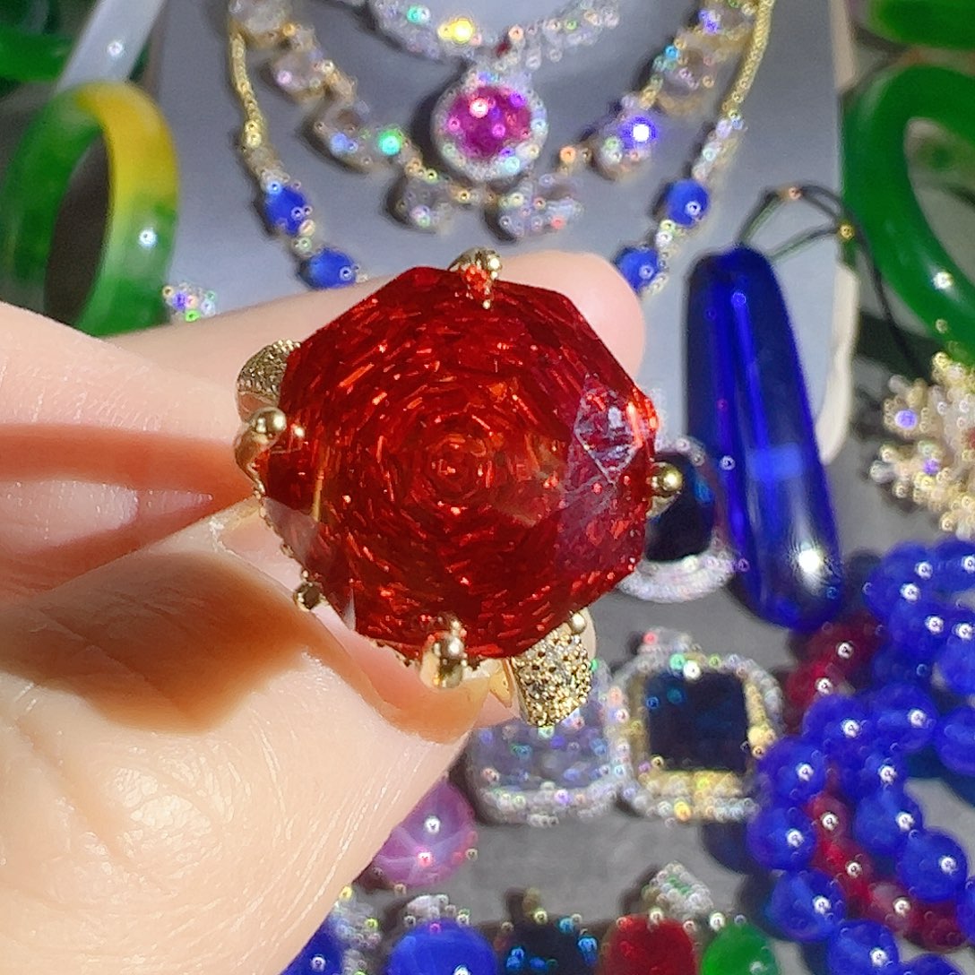 花岗石钨合金红色蓝色大宝贝