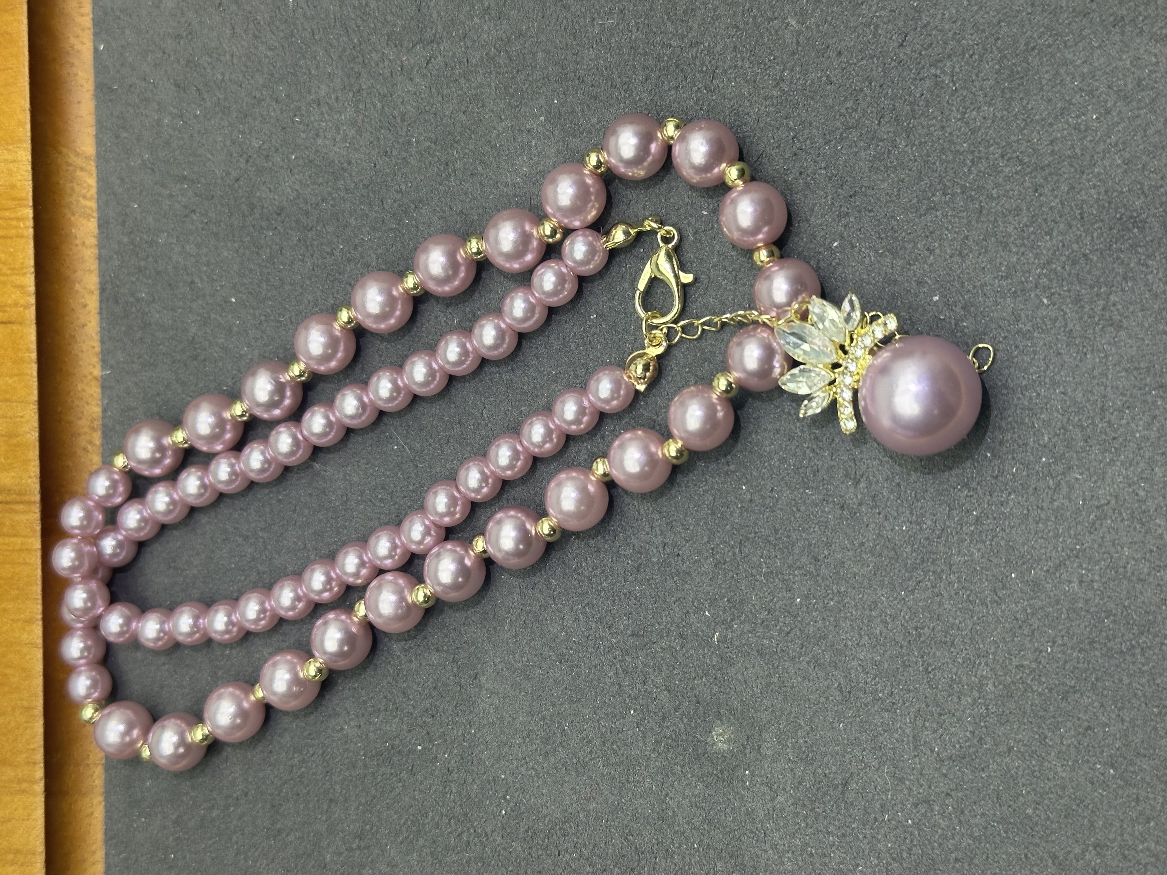 极光粉项链时尚气质女款