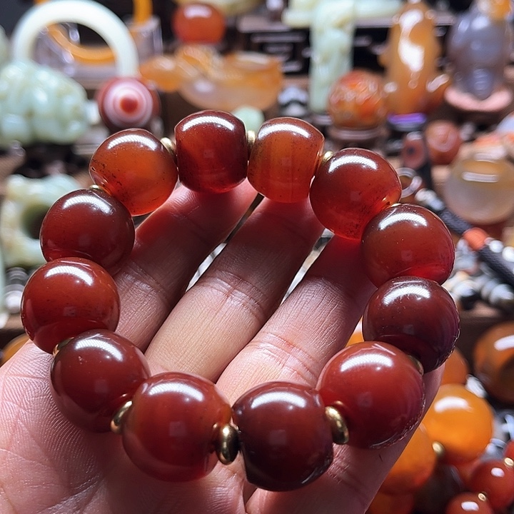 玛瑙/玉髓车挂未镶嵌