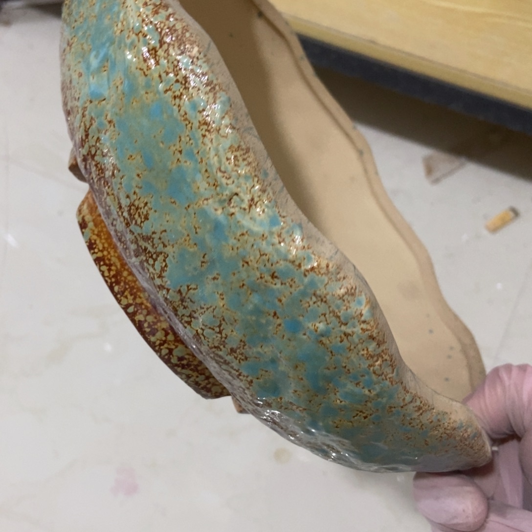 红陶高温陶瓷花盆