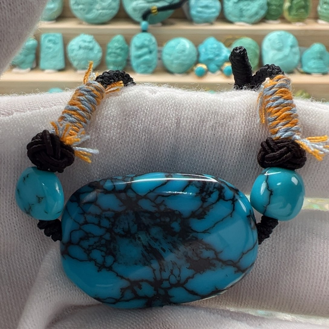 未镶嵌绿松石随形22mm