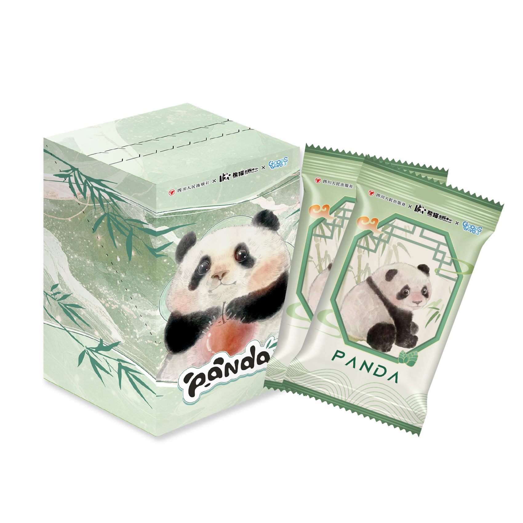 【新人浮浮】熊猫【萌动山林】系列收藏卡牌