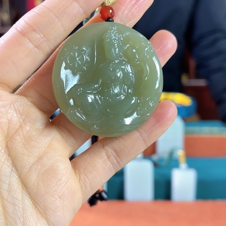 和田玉吊坠未镶嵌