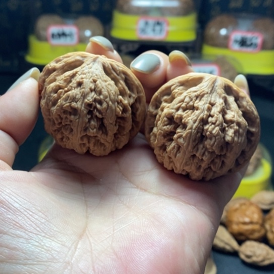 文玩核桃把件6号大不筋44尺