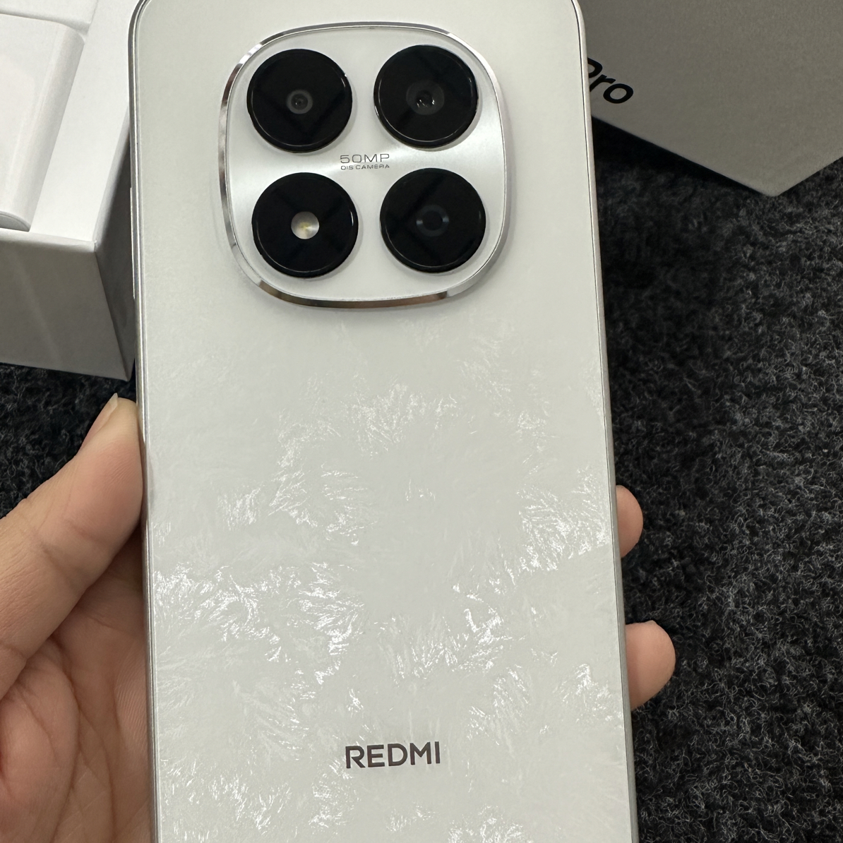 99新 Redmi/红米 Note15pro 白色12+256g  再保26.11.19 配件全套