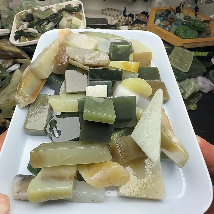 付***！和田玉（糖玉）未镶嵌珠宝半成品