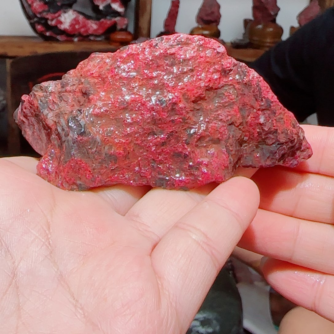 天然辰砂朱砂毛石12