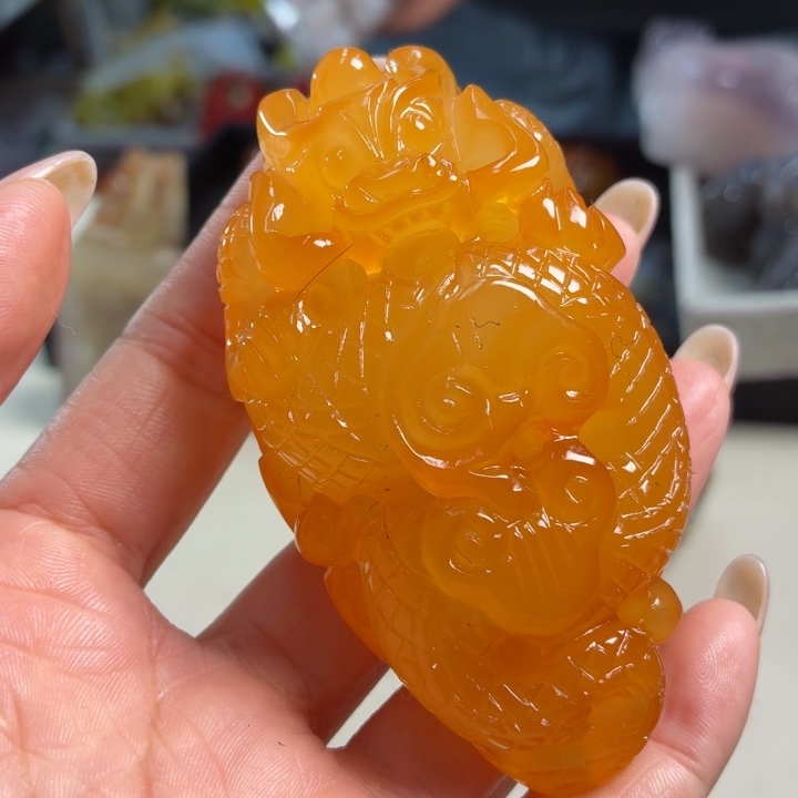 玛瑙/玉髓未镶嵌吊坠(不含链)