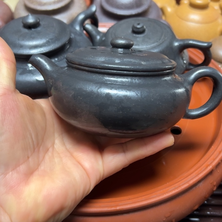 一***风茶壶紫砂宜兴原矿底槽清