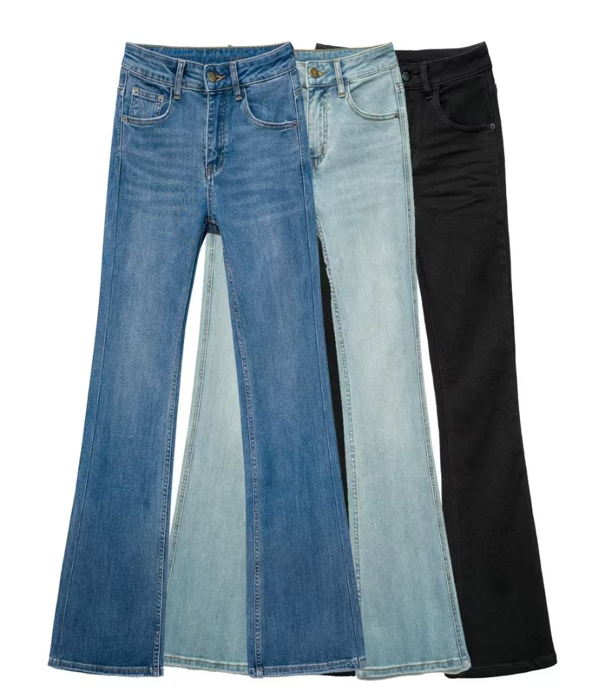 【现3363号 蓝色牛仔裤 】--姐妹服装2店