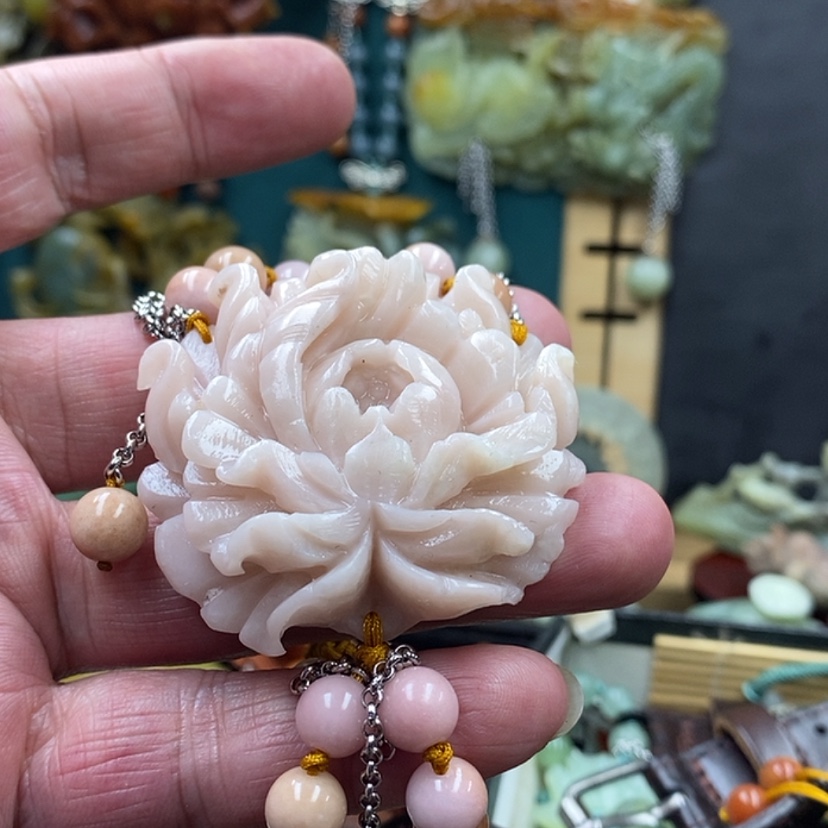 【闪购商品】蛇纹石玉手牌未镶嵌