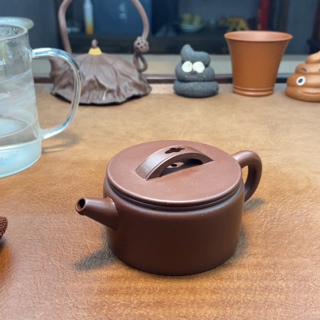 紫砂茶壶汉瓦紫砂壶