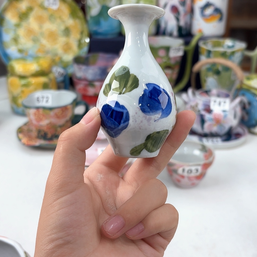 景德镇手绘高温釉下彩陶瓷茶具
