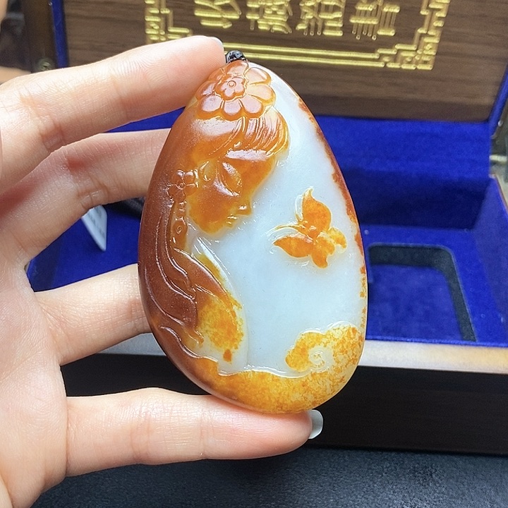 和田玉挂件未镶嵌N