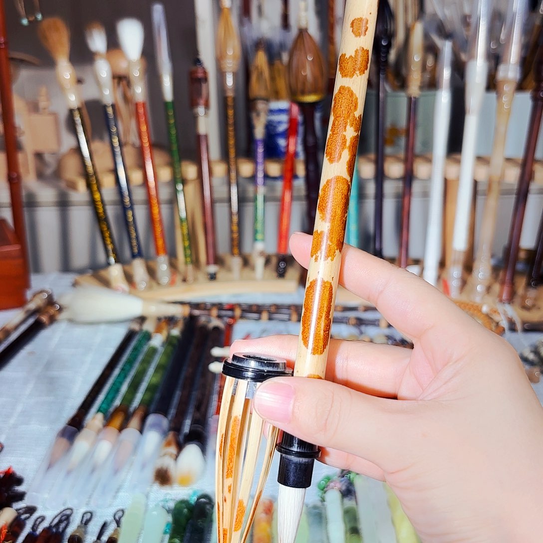 6-(福利漏)云妃竹仿唐纯兼毫出锋3.7口径0.9