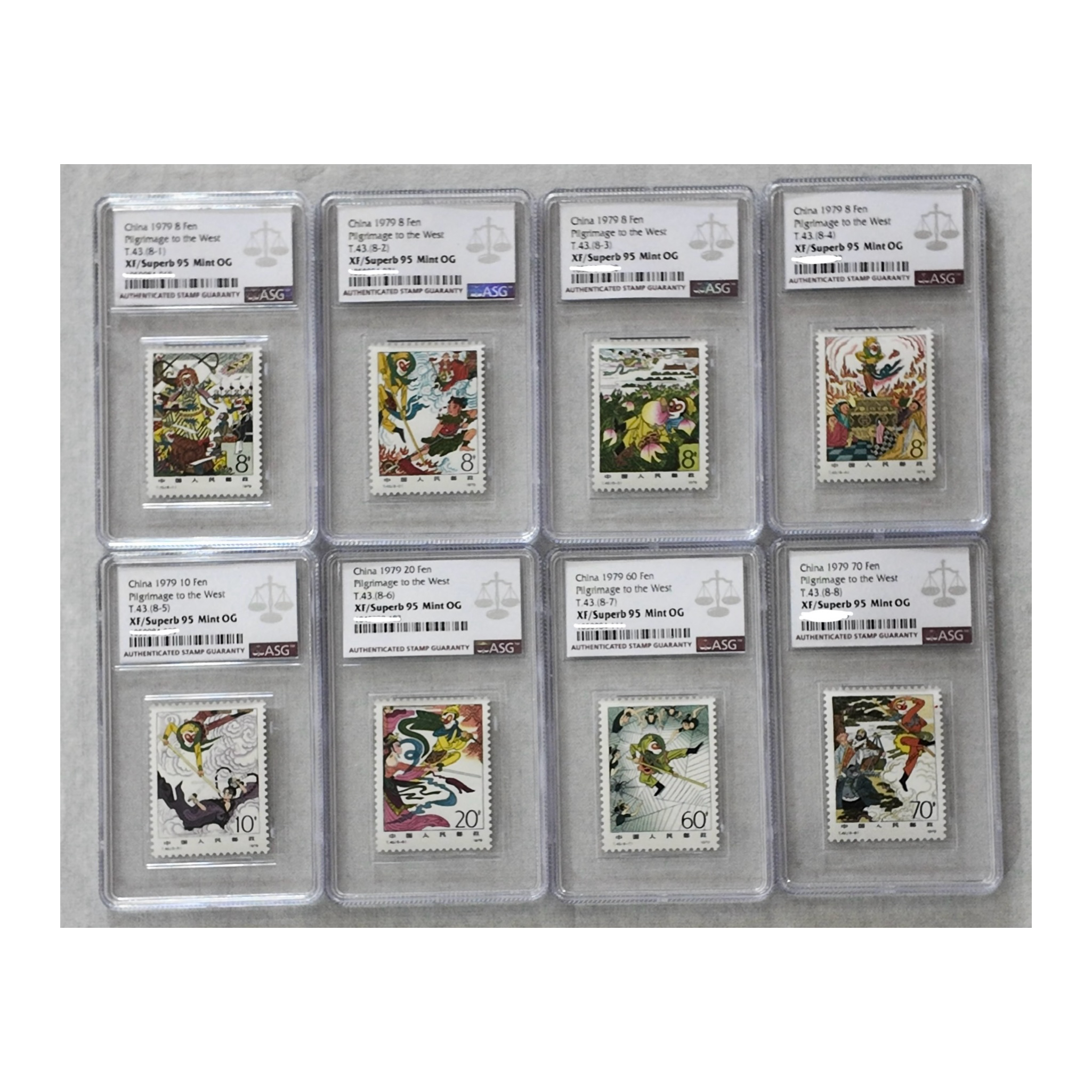 T43 中国古典小说-《西游记》ASG95分 JT邮票