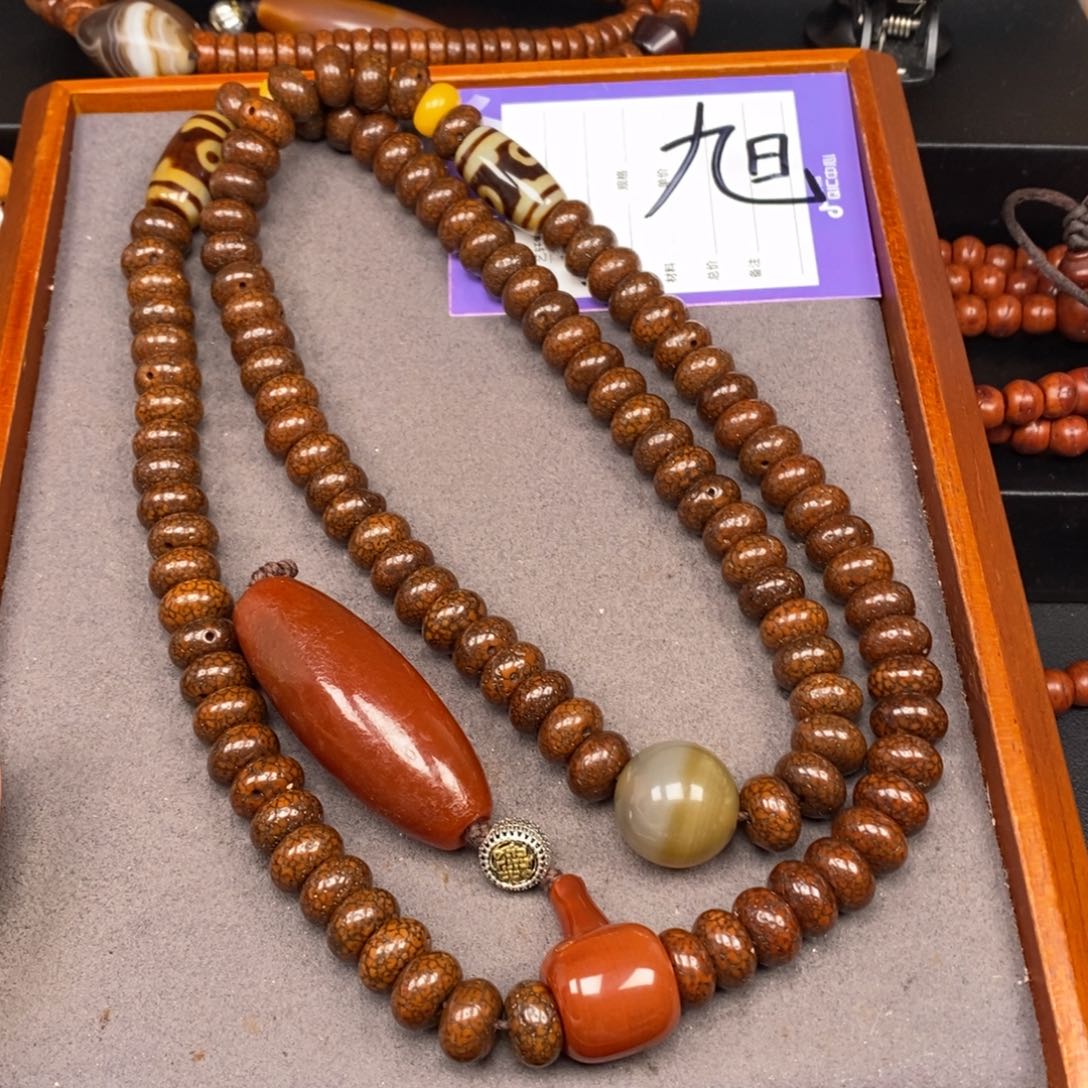 星月菩提吊坠画*星月