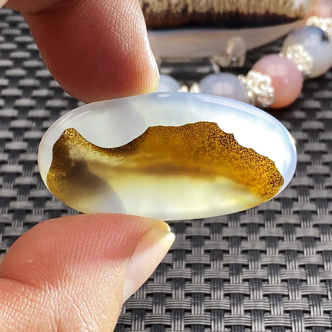 不***屋玛瑙/玉髓未镶嵌吊坠(不含链)