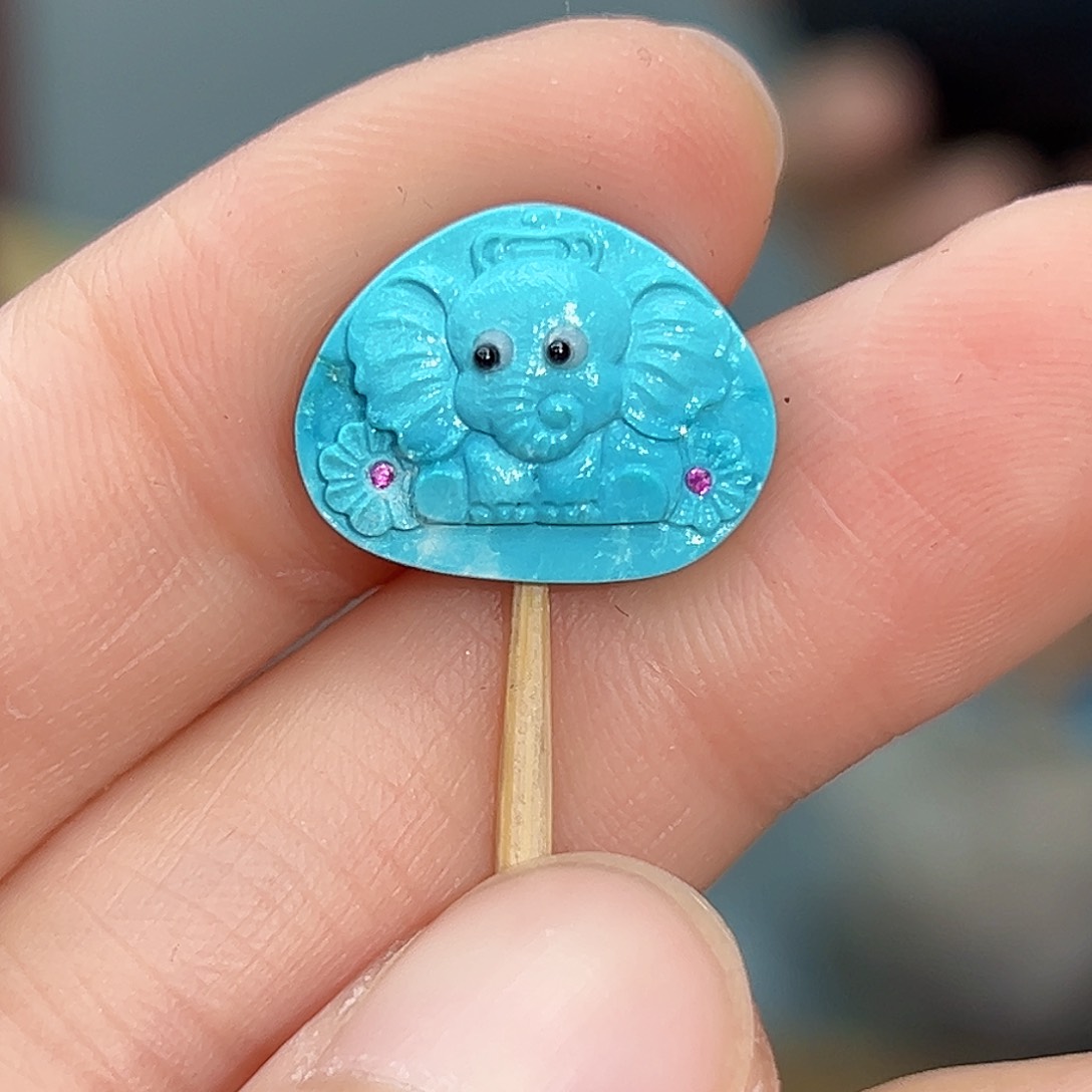 绿松石珠宝奇石未镶嵌