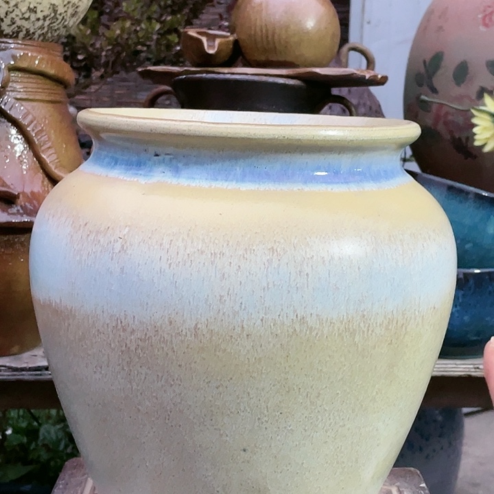 紫砂花盆瑕疵底裂20.30花盆