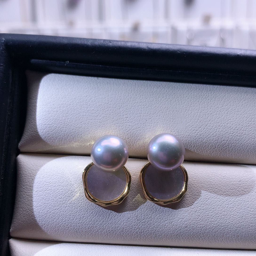 淡水珍珠耳饰未镶嵌