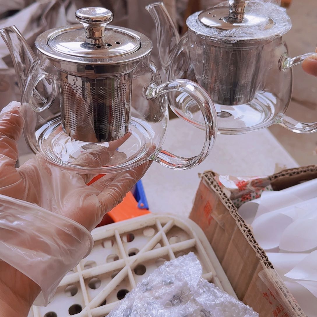 高硼硅玻璃茶水分离款瑕疵H062钢+H062钢 A09