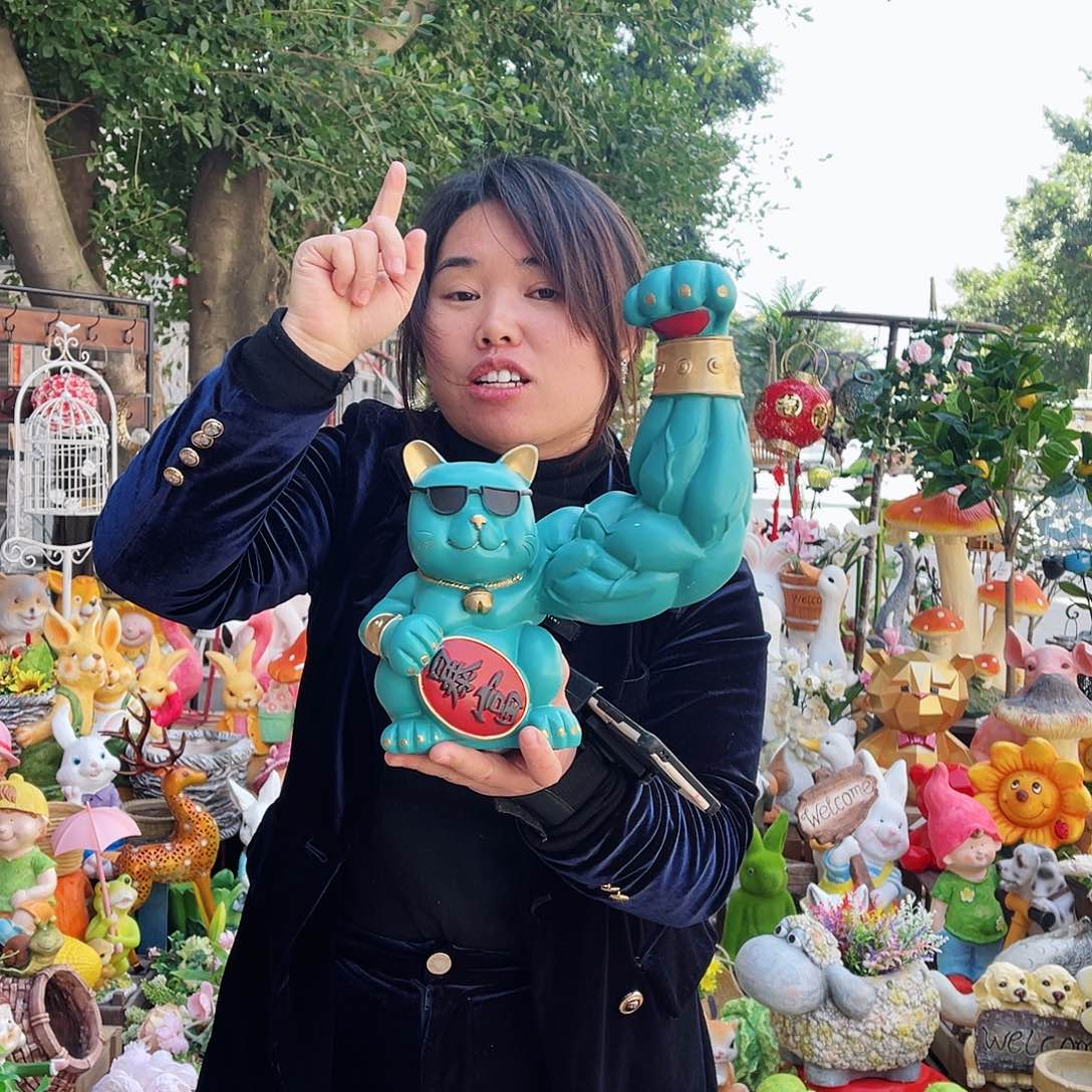 【闪购商品】无铅玻璃花园摆件&000&